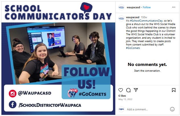 Social media post